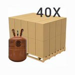 25 lbs R-407A (R-407A) Refrigerant Gas - 10 Cylinders