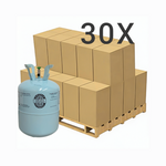 30 lbs R-134a (R-134a) Refrigerant Gas - 5 Cylinders