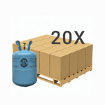 20.9 lbs R-32 (R-32) Refrigerant Gas - 10 Cylinders