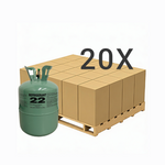 30 lbs R-22 (R-22) Refrigerant Gas - 20 Cylinders